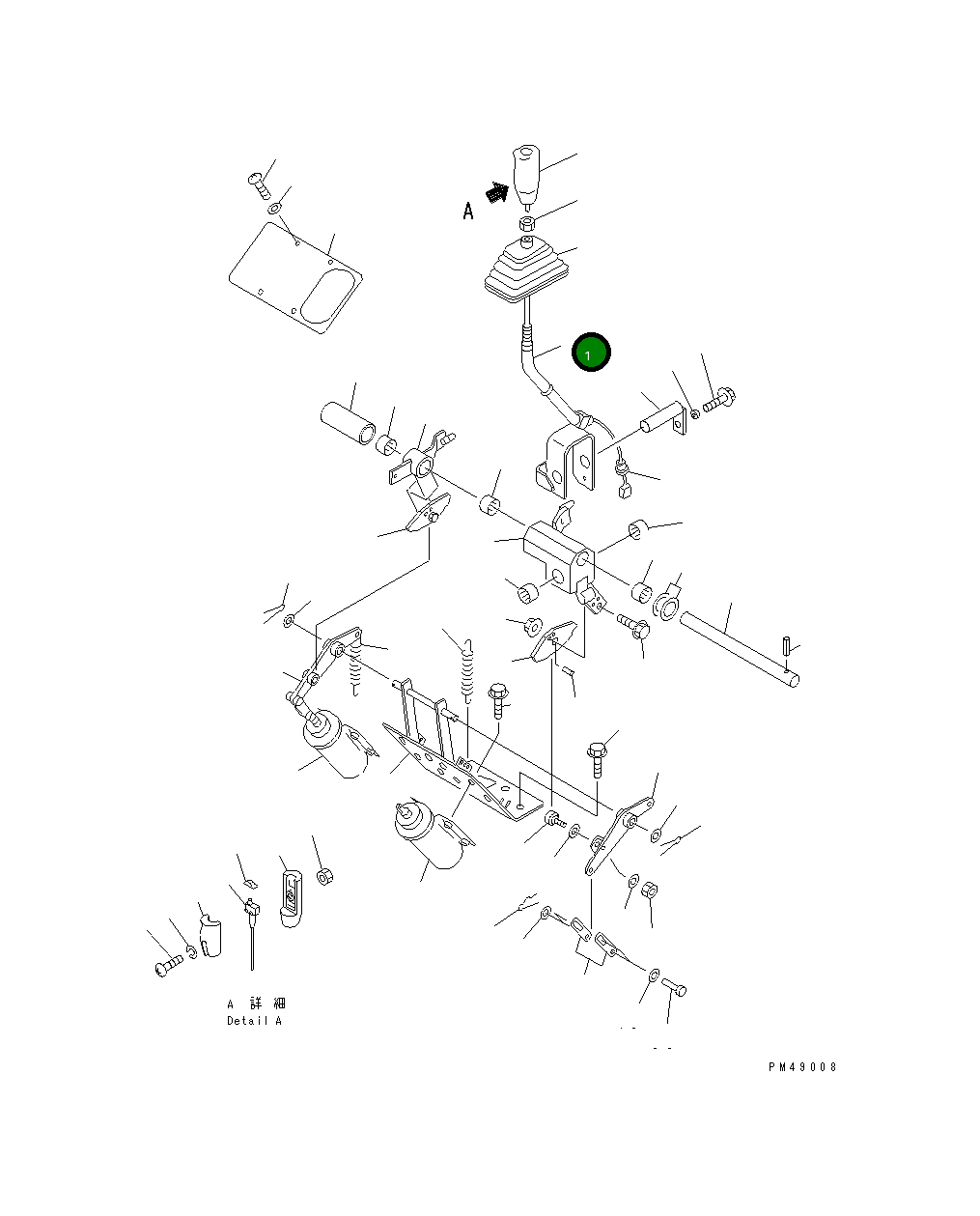Рычаг 421-V91-2120 Komatsu