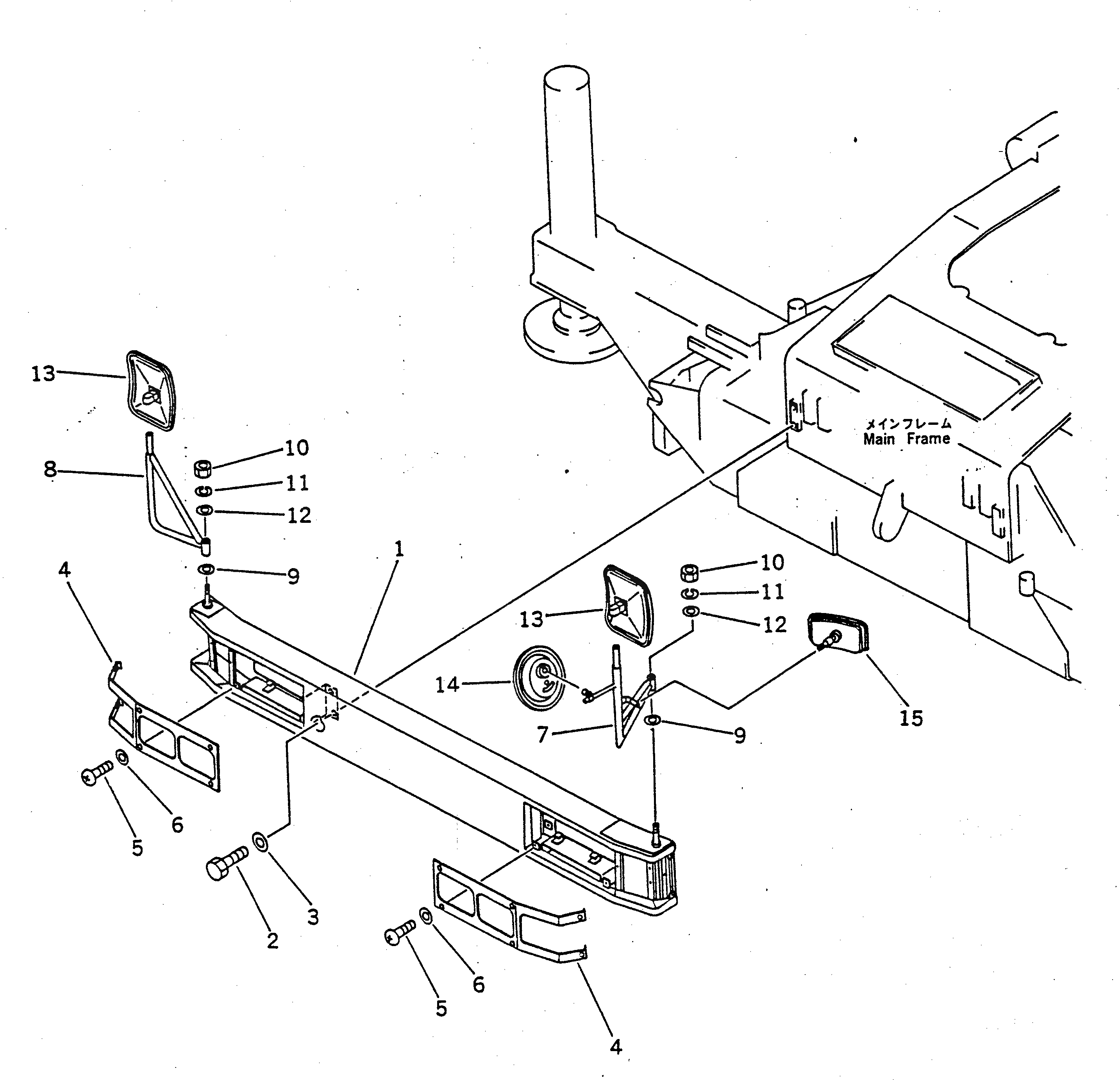 Крышка 23S-54-11231 Komatsu