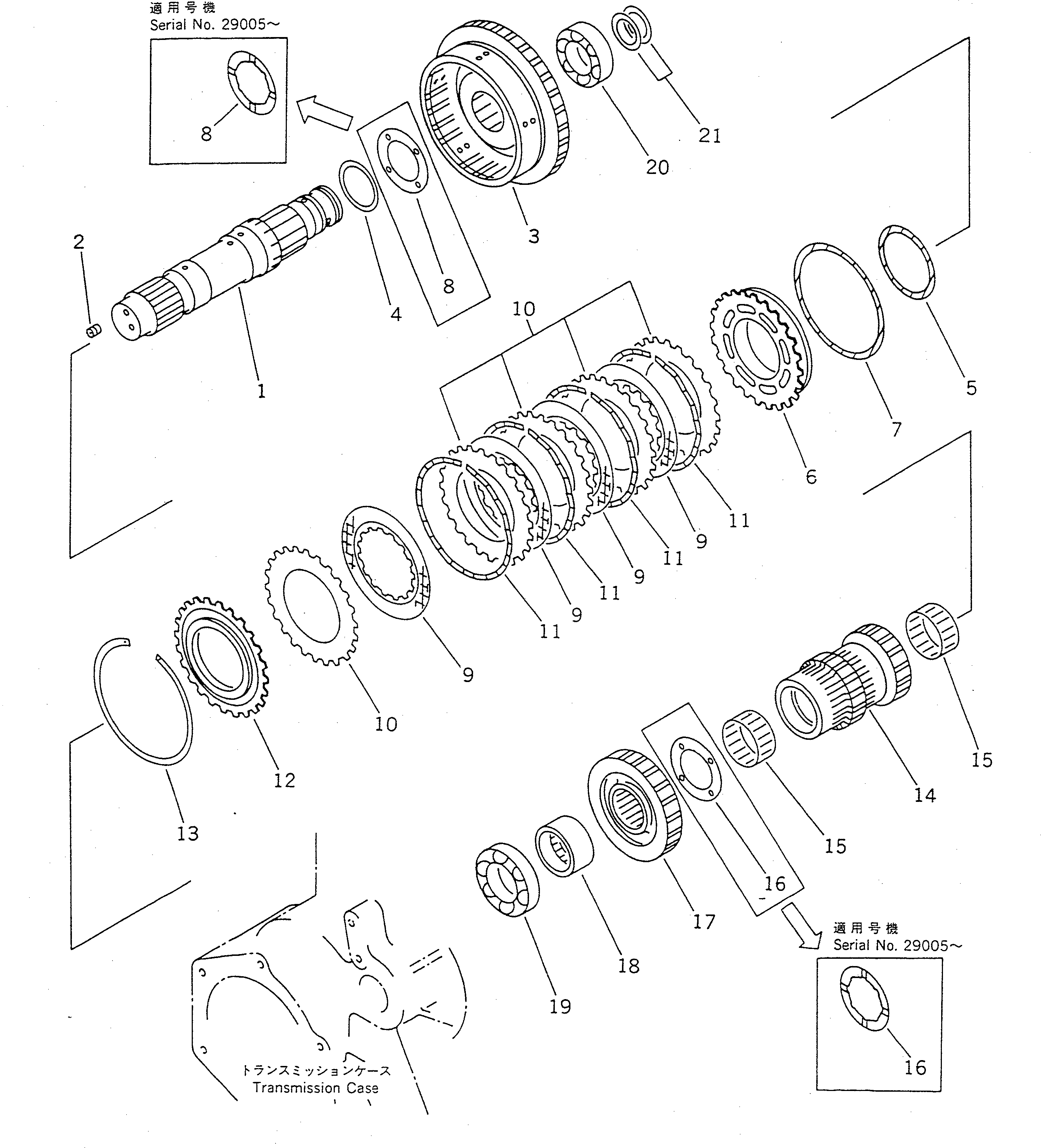 Подшипник 417-15-12850 Komatsu