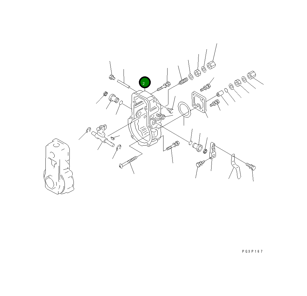 Крышка ND091011-1700 Komatsu