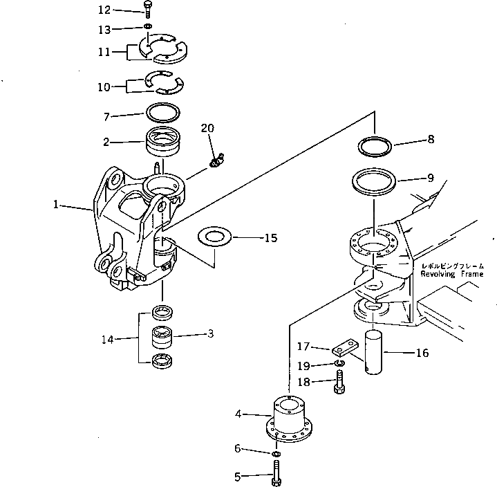Крышка 201-70-28580 Komatsu