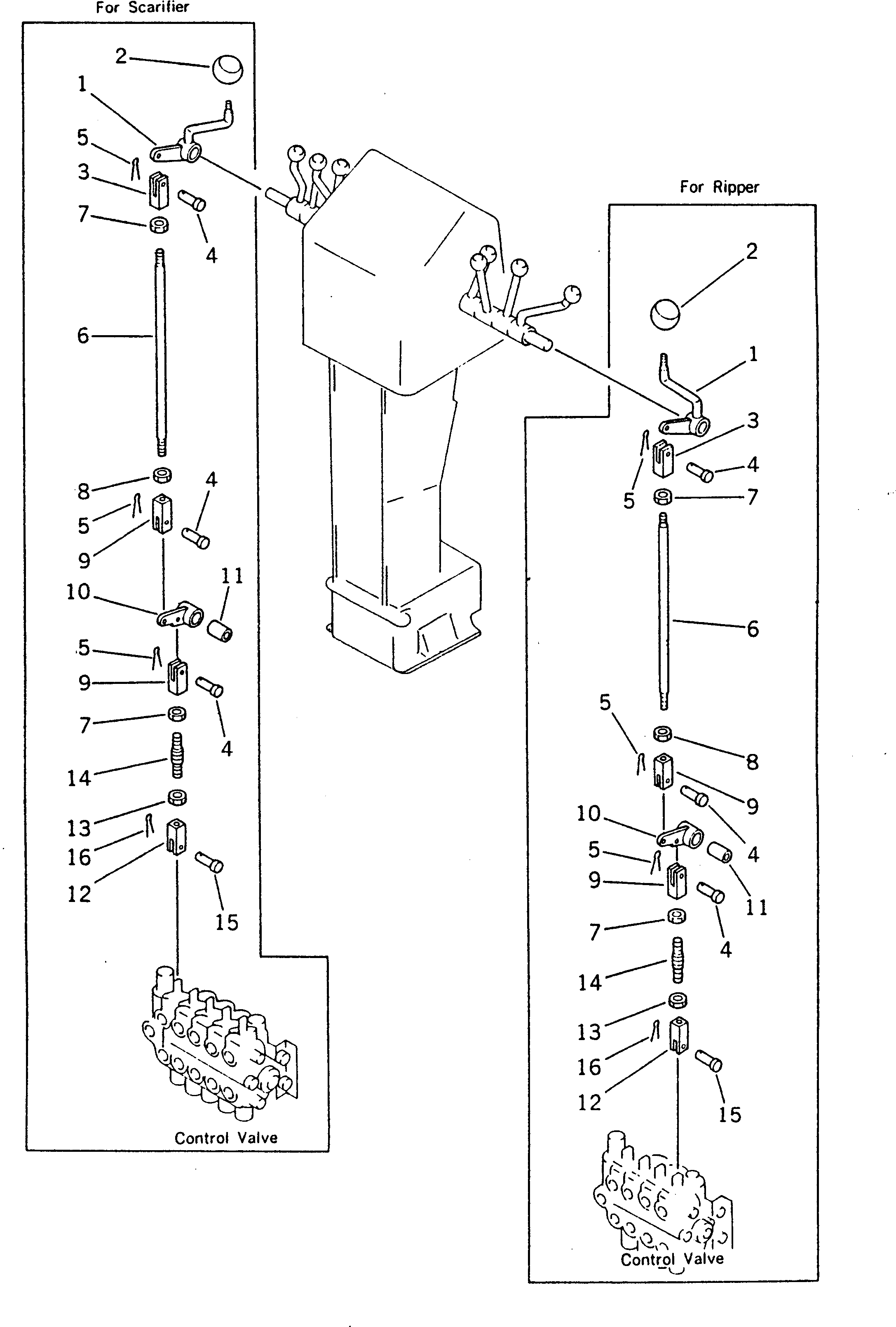 Рычаг 234-43-38711 Komatsu