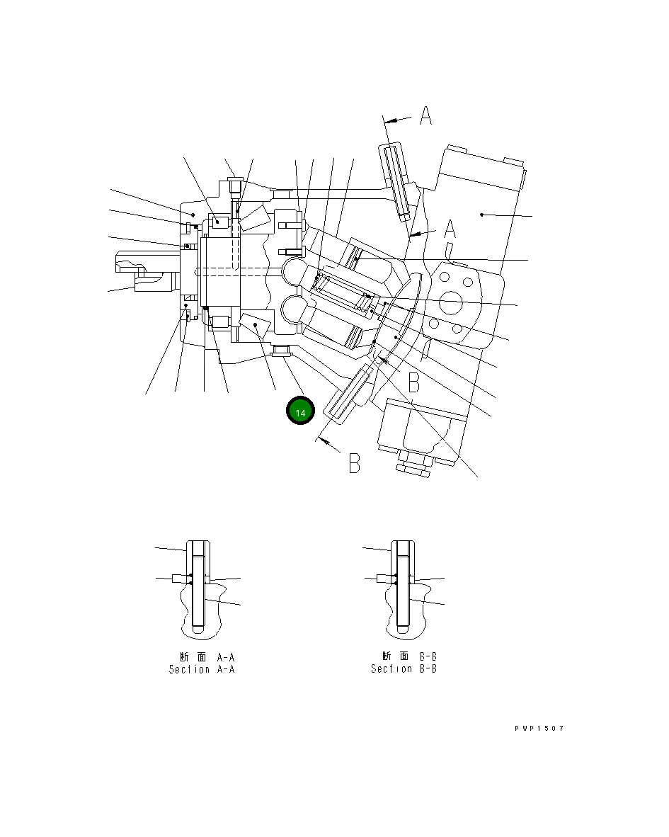 Подшипник 20G-60-K5960 Komatsu