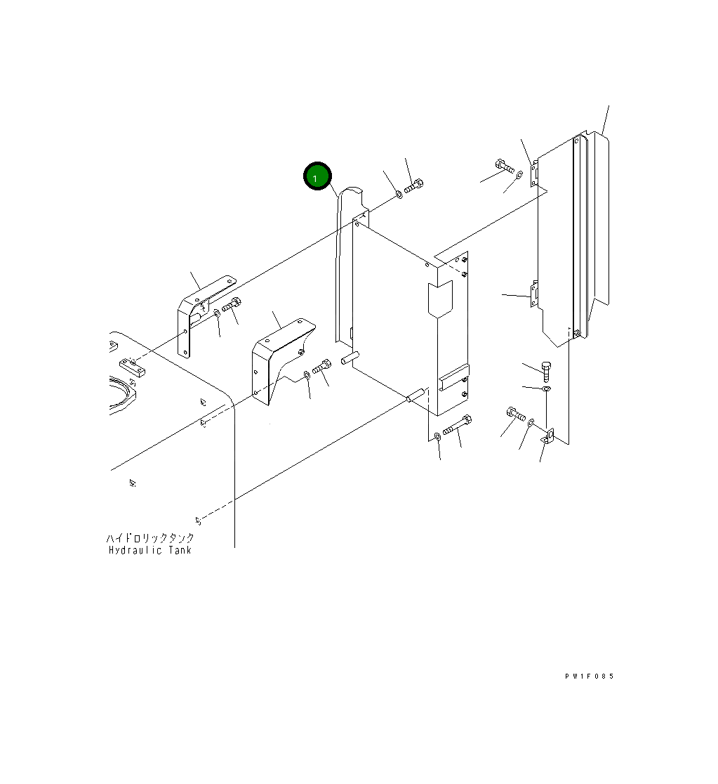 Крышка 8296-54-1250  Komatsu