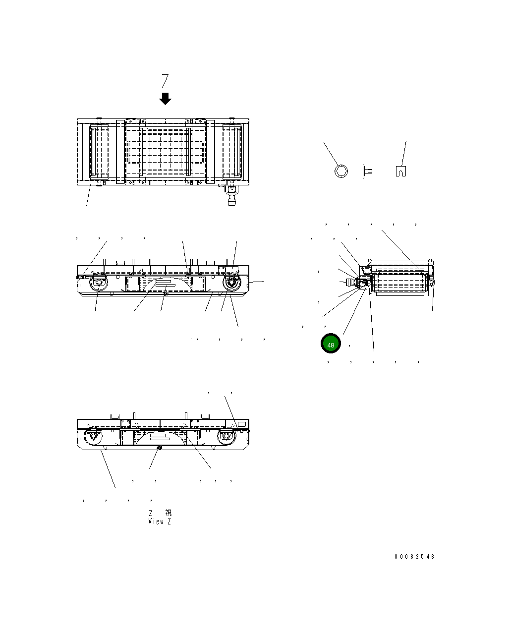 Крышка MFQ0000821 Komatsu