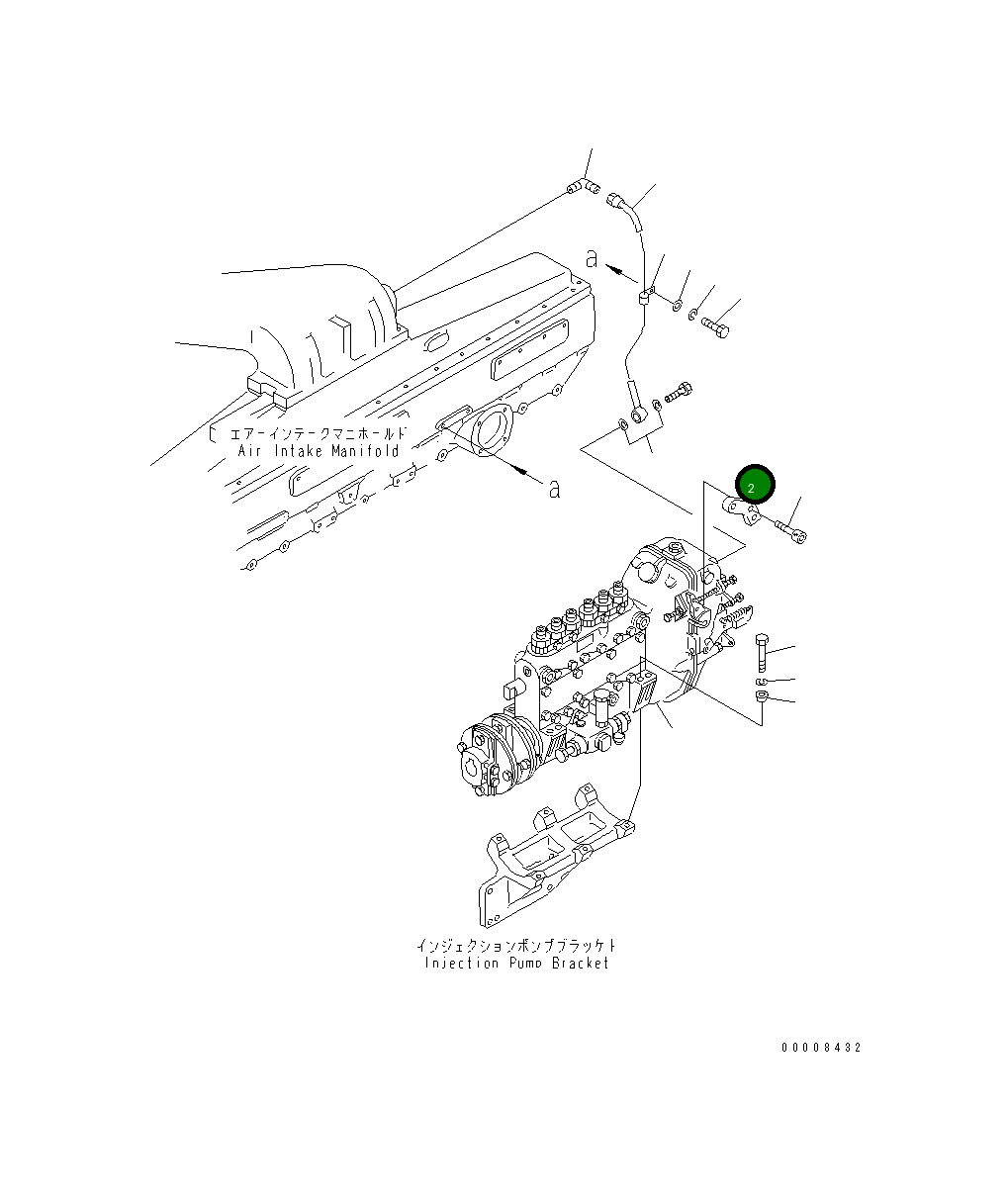 Рычаг 6162-73-9210 Komatsu
