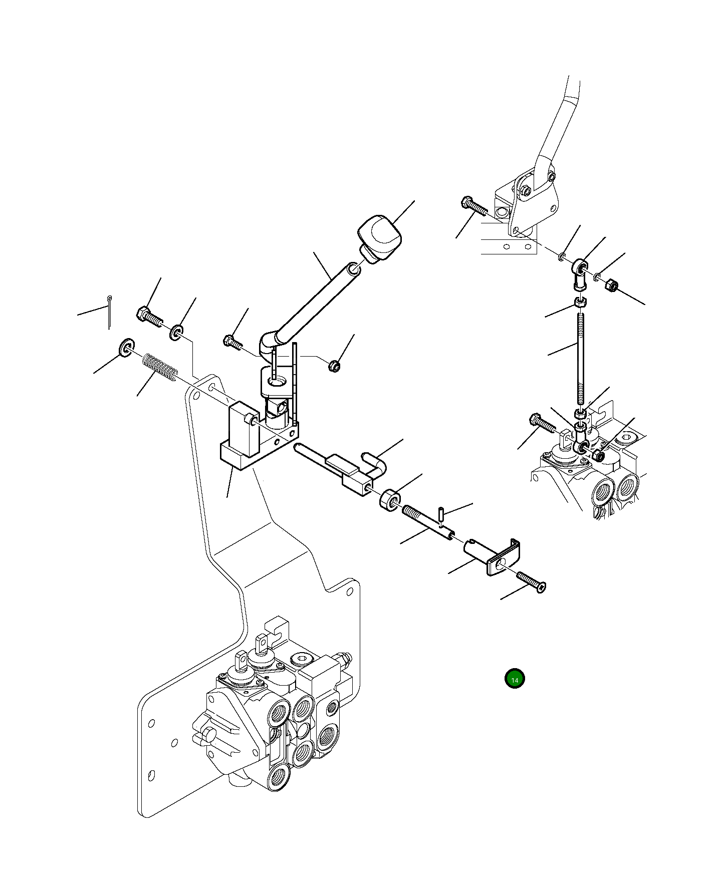 Рычаг 42N-43-14190 Komatsu