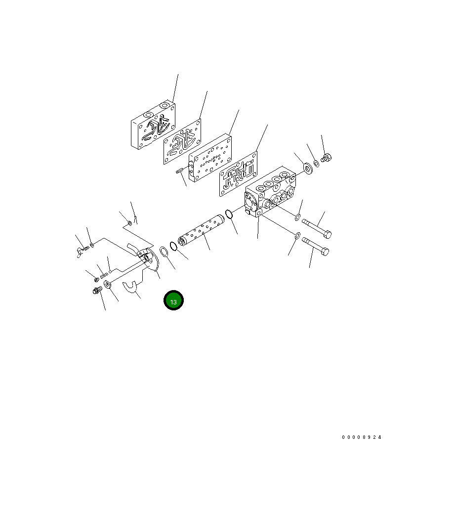 Рычаг 22L-62-24750 Komatsu
