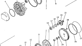 Подшипник TZ300A1023-00 Komatsu