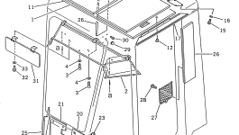 Крышка 419-54-15661  Komatsu