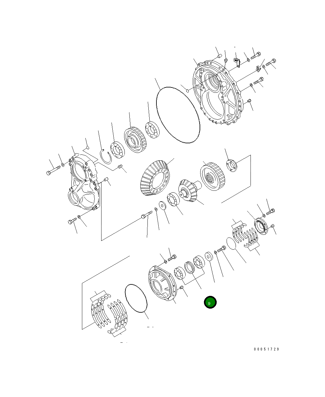 Подшипник 198-22-69130 Komatsu