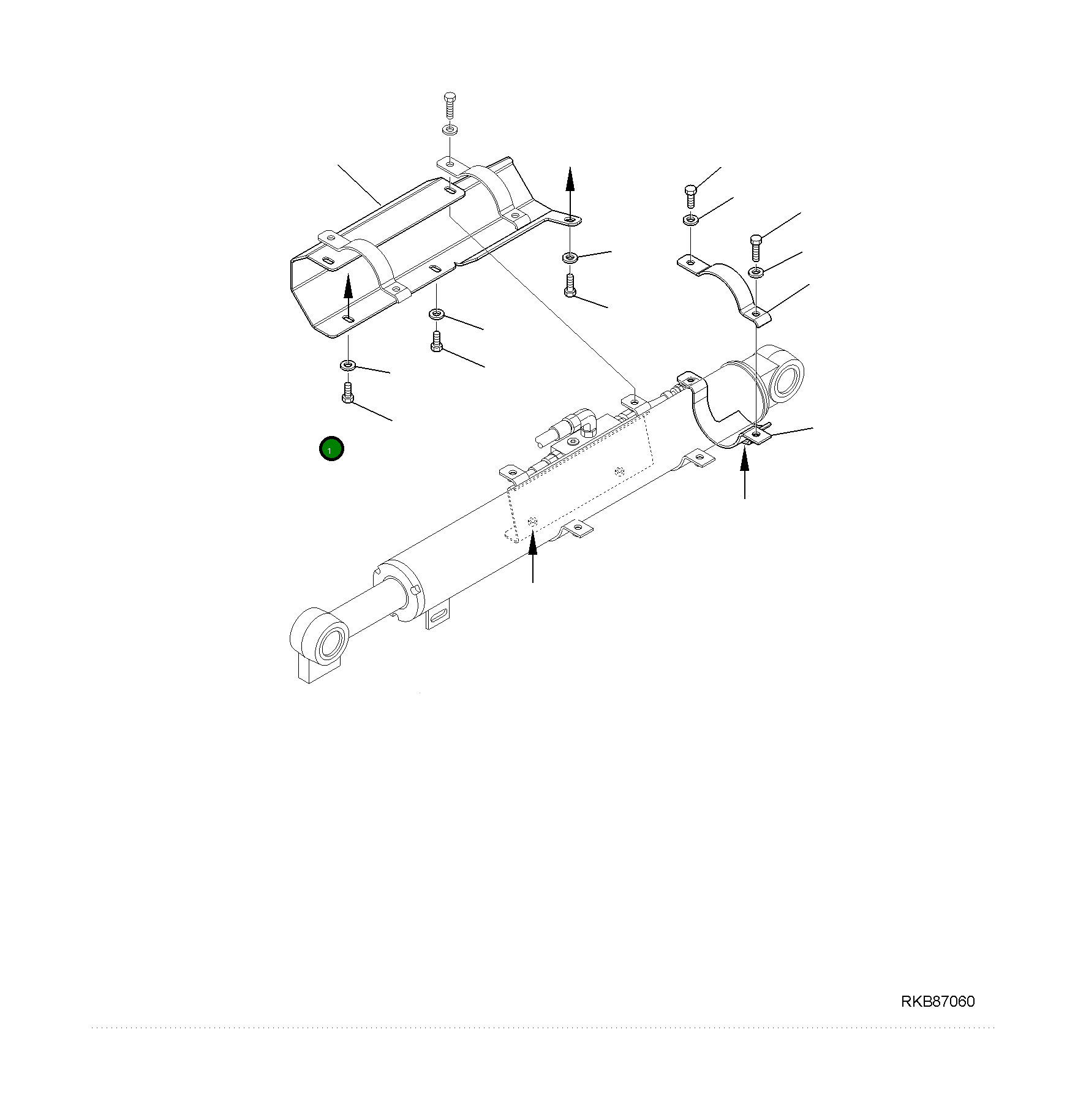 Крышка 22L-09-R2Y71 Komatsu