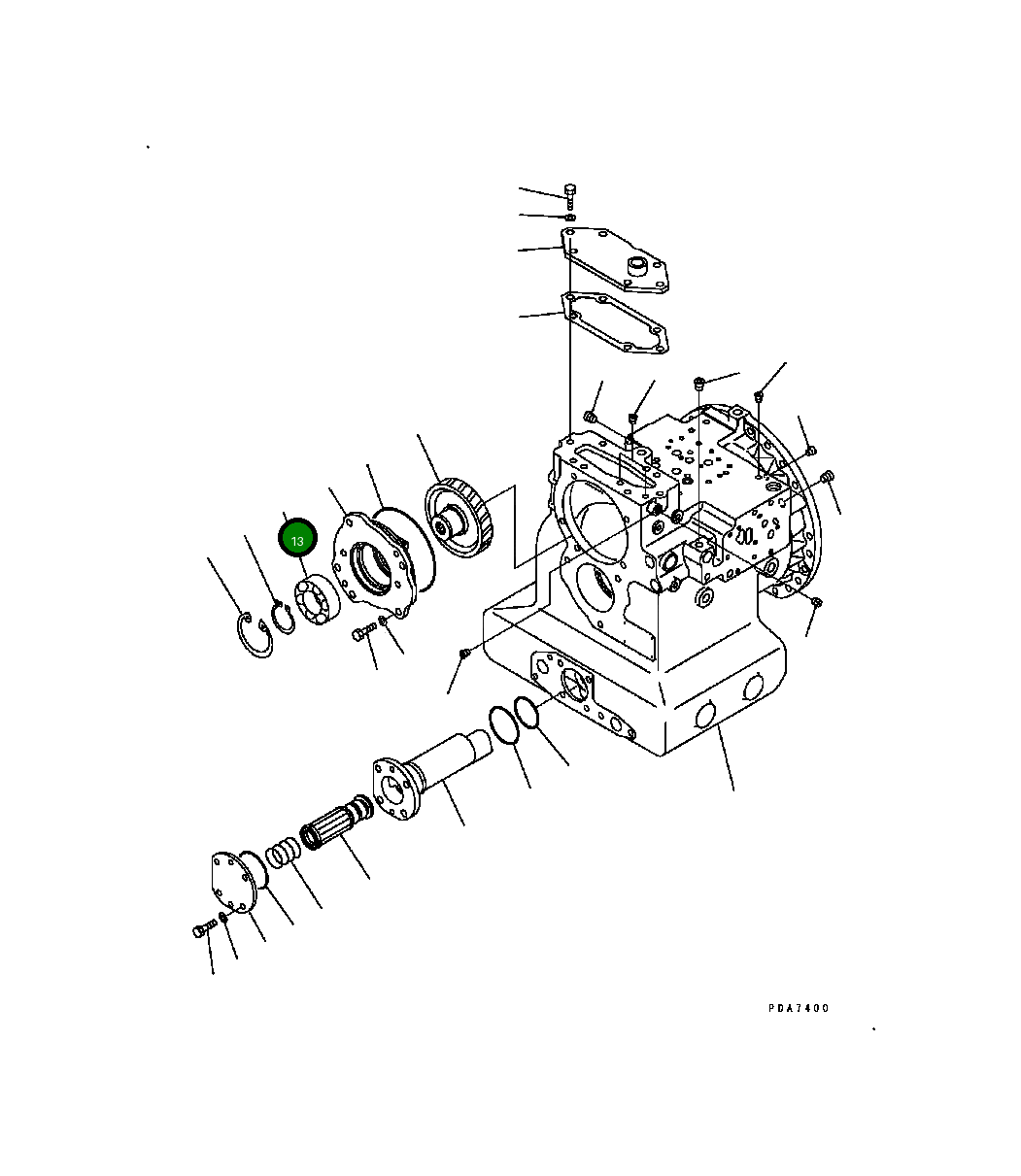 Подшипник 06030-05210 Komatsu