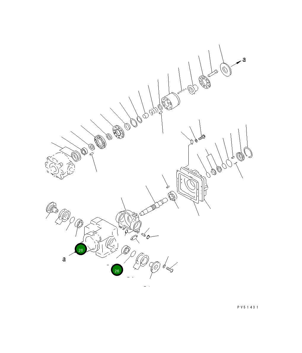 Подшипник 273-61-11310 Komatsu