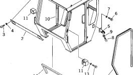 Крышка 273-955-2250 Komatsu