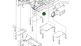 Крышка 8240-54-1750 Komatsu