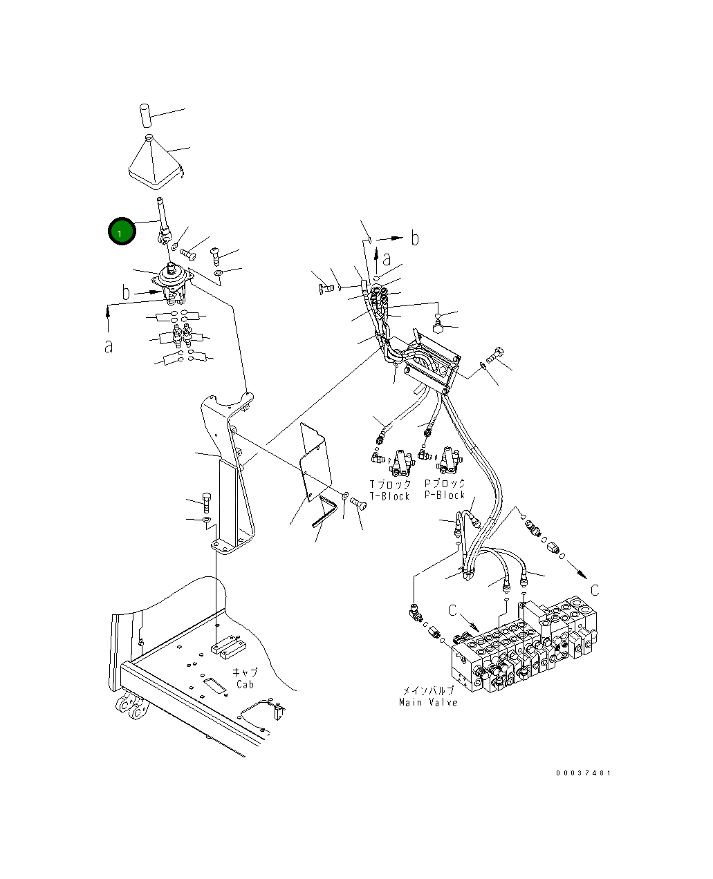 Рычаг 22F-54-23120 Komatsu