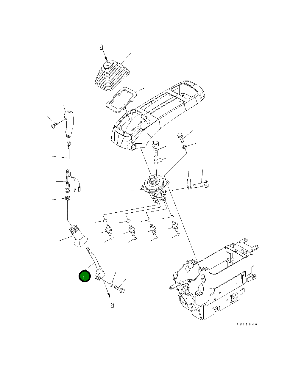 Рычаг 20Y-43-22211 Komatsu