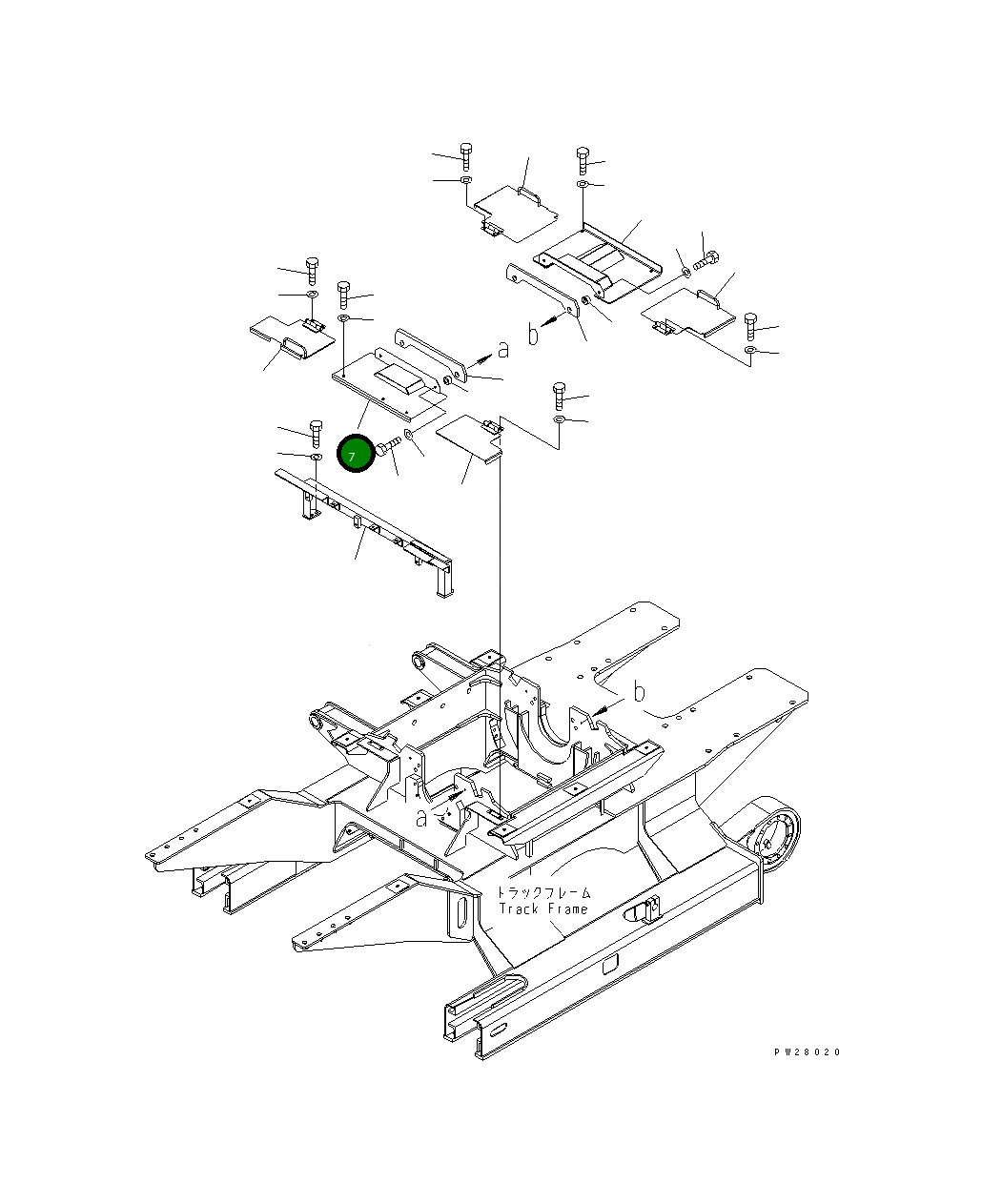 Крышка 8298-70-2531 Komatsu