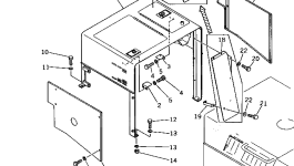 Крышка 423-54-11830  Komatsu