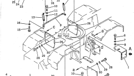 Крышка 23S-54-13421 Komatsu