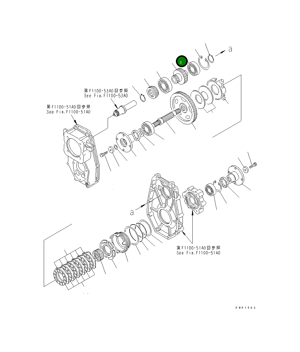 Подшипник 20E-14-K1360  Komatsu