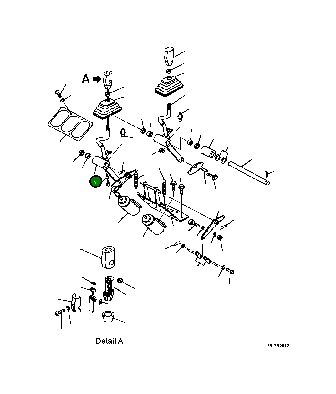 Рычаг 421-43-28121 Komatsu