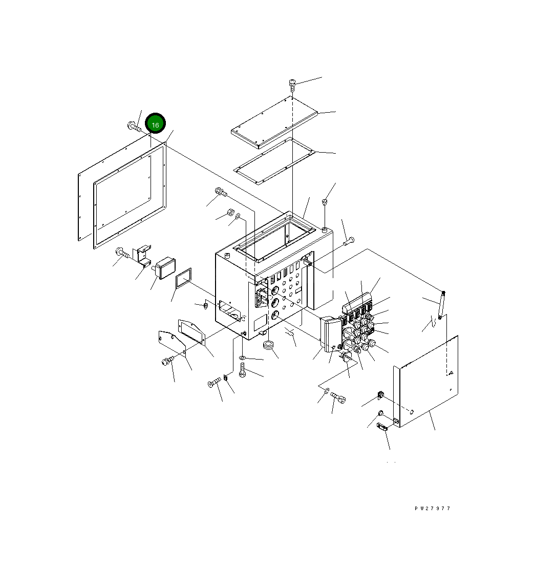 Крышка 8298-06-1170  Komatsu