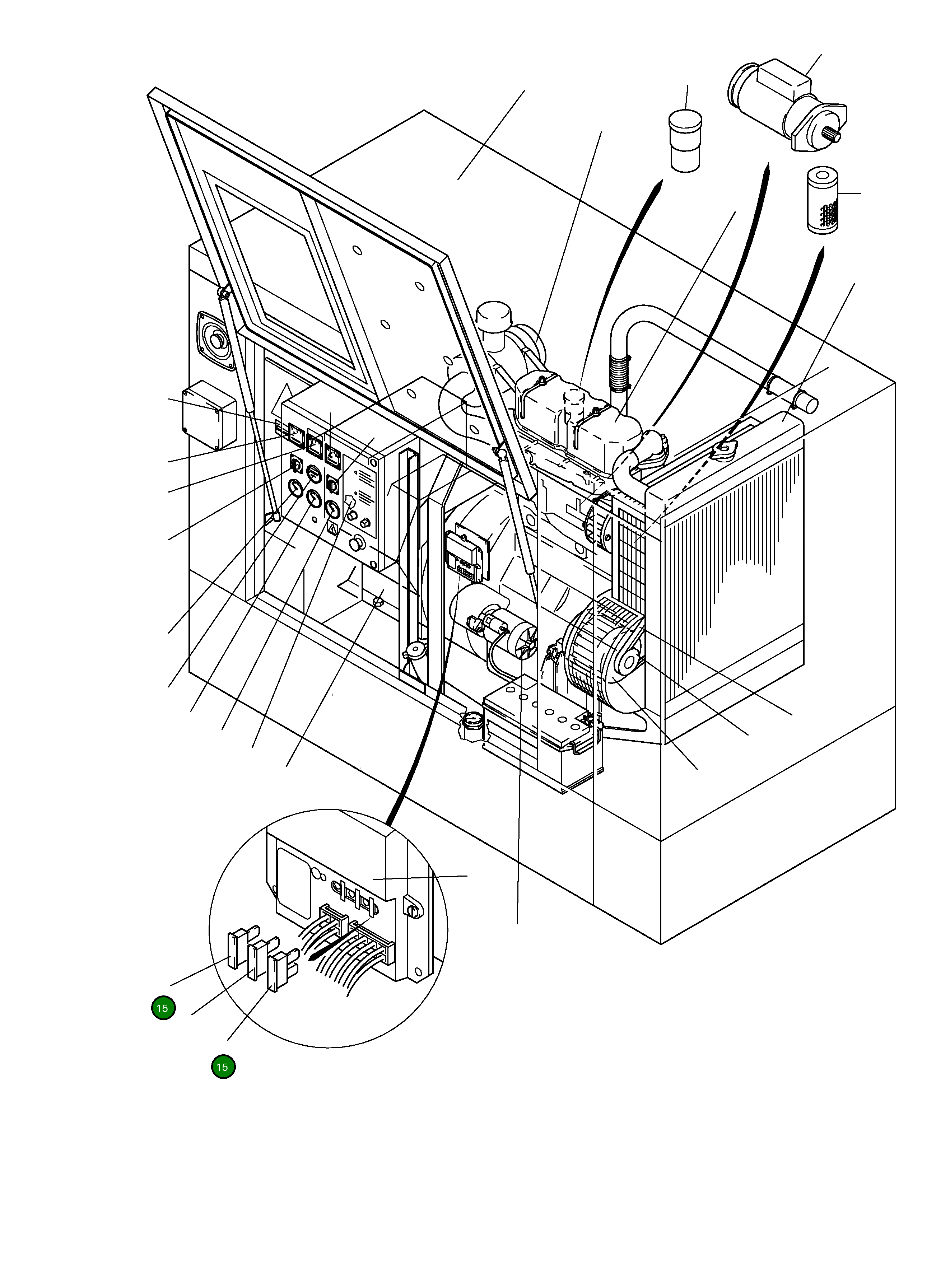 Предохранитель 15A 766 678 73 Komatsu