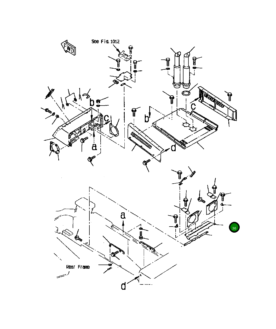 Крышка 427-54-13420  Komatsu