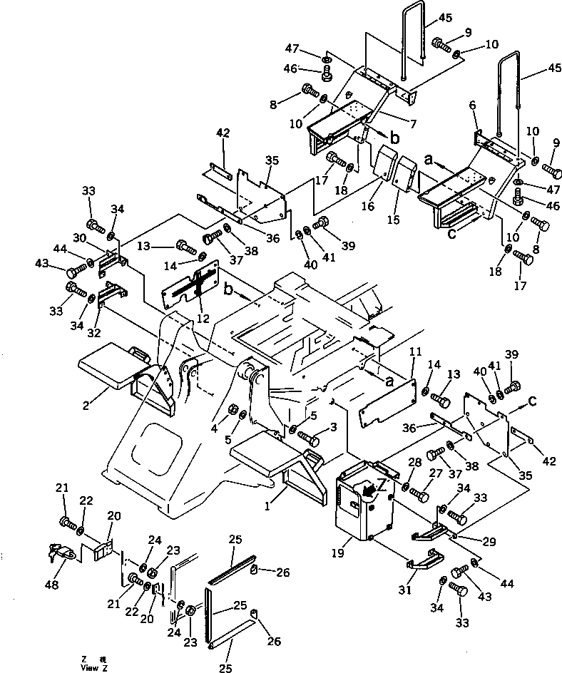 Крышка 417-54-14260 Komatsu