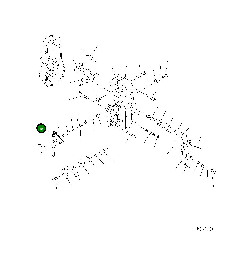 Рычаг DK154343-8520 Komatsu