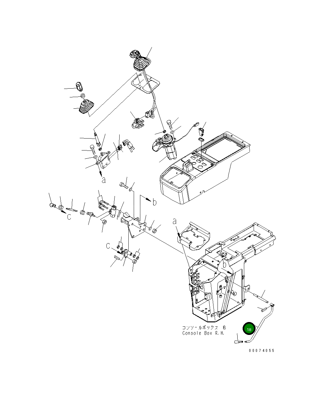 Рычаг 418-43-48140 Komatsu