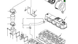 Крышка YM129457-12530 Komatsu