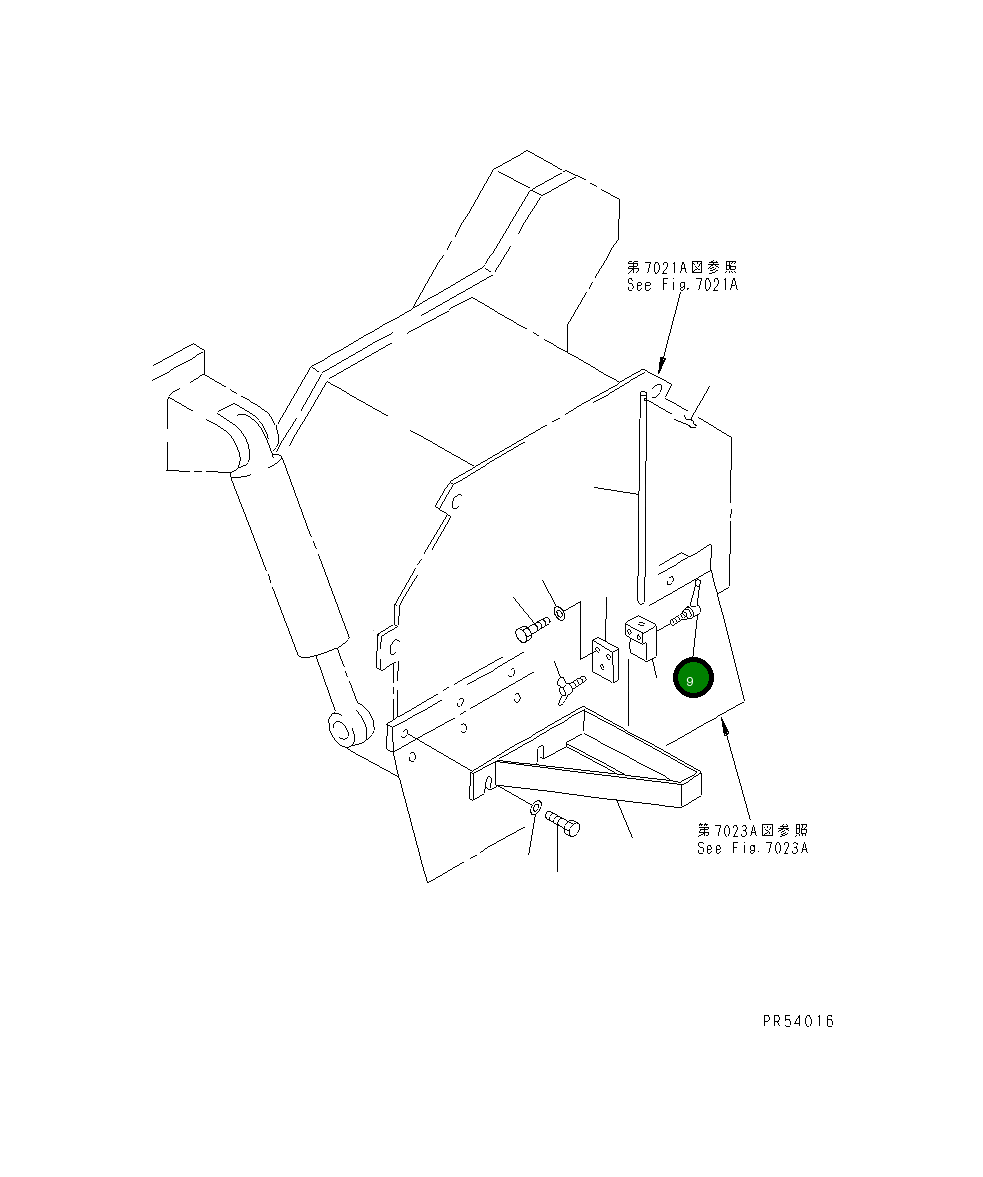 Рычаг 26A-70-13440 Komatsu