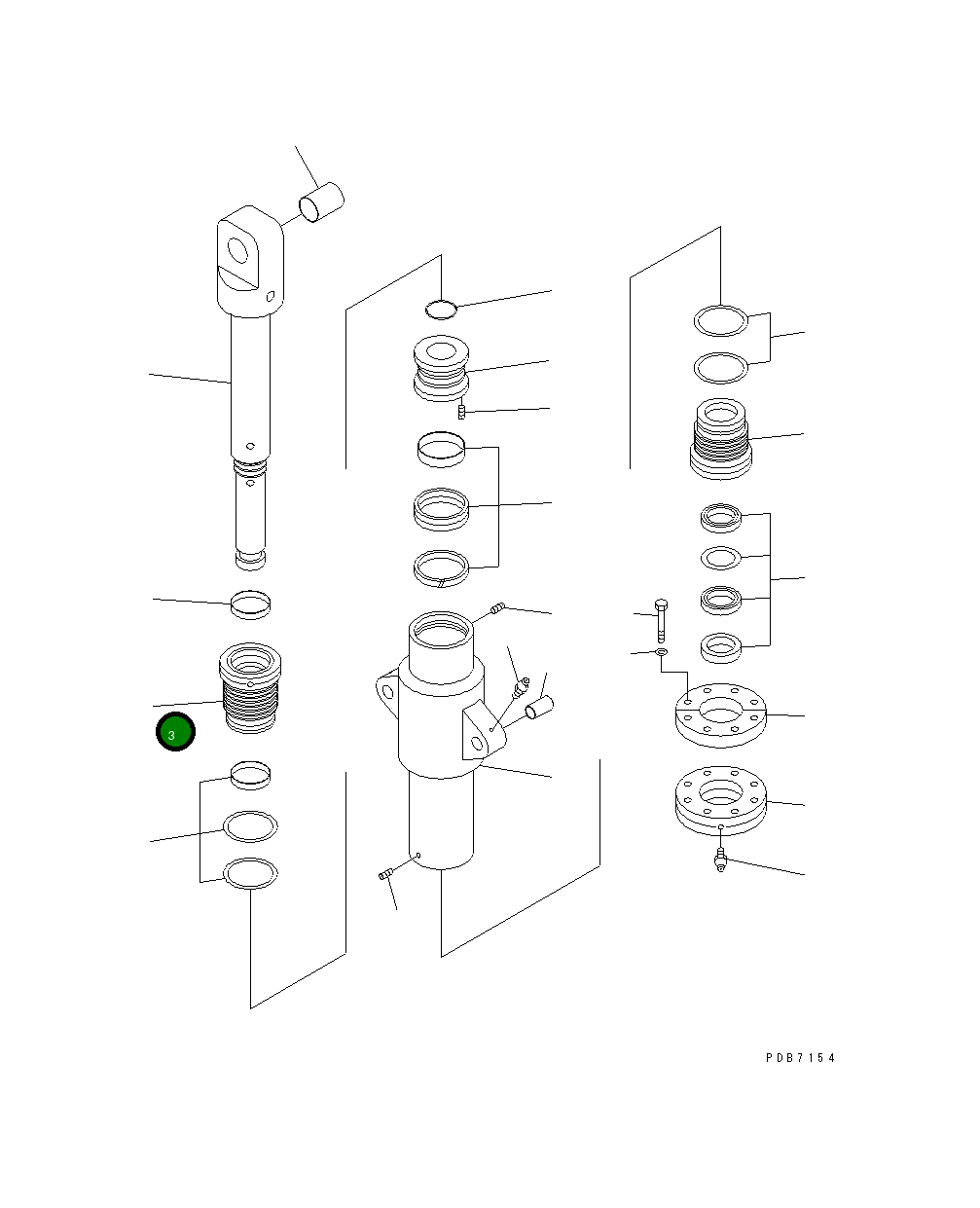 Крышка ARK100CSS-04 Komatsu