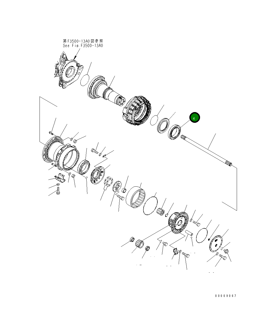 Подшипник 06000-32056 Komatsu