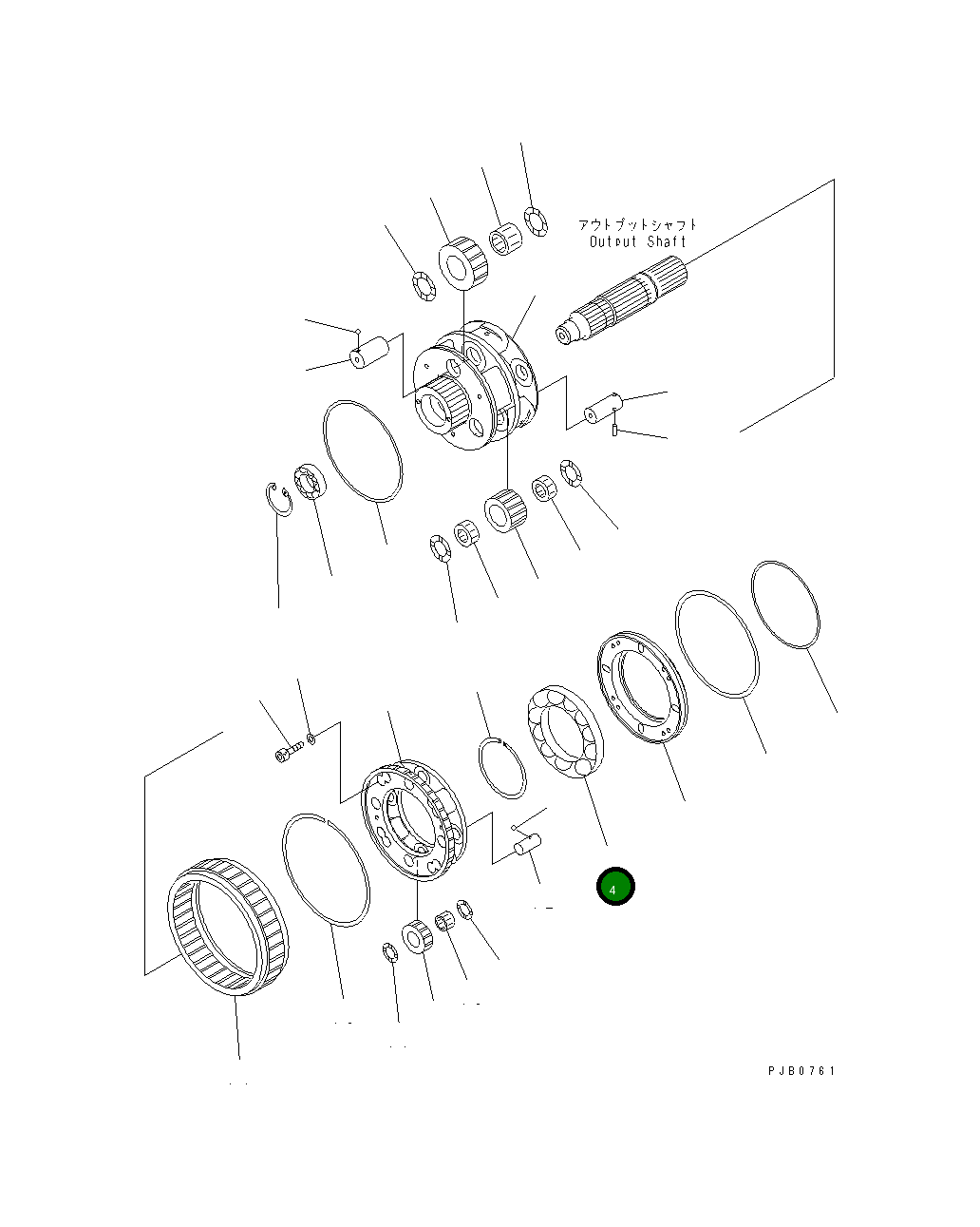 Подшипник 06030-06928  Komatsu