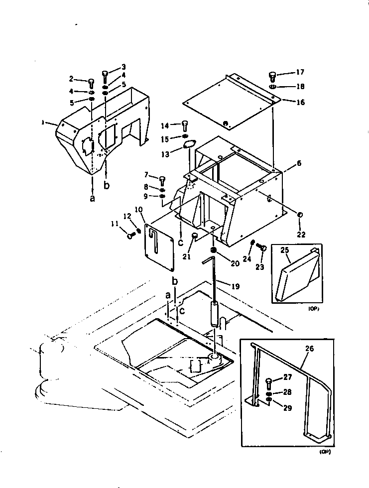 Крышка 20T-54-26590  Komatsu