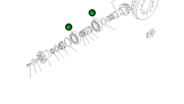 Подшипник 20E-23-K1350 Komatsu