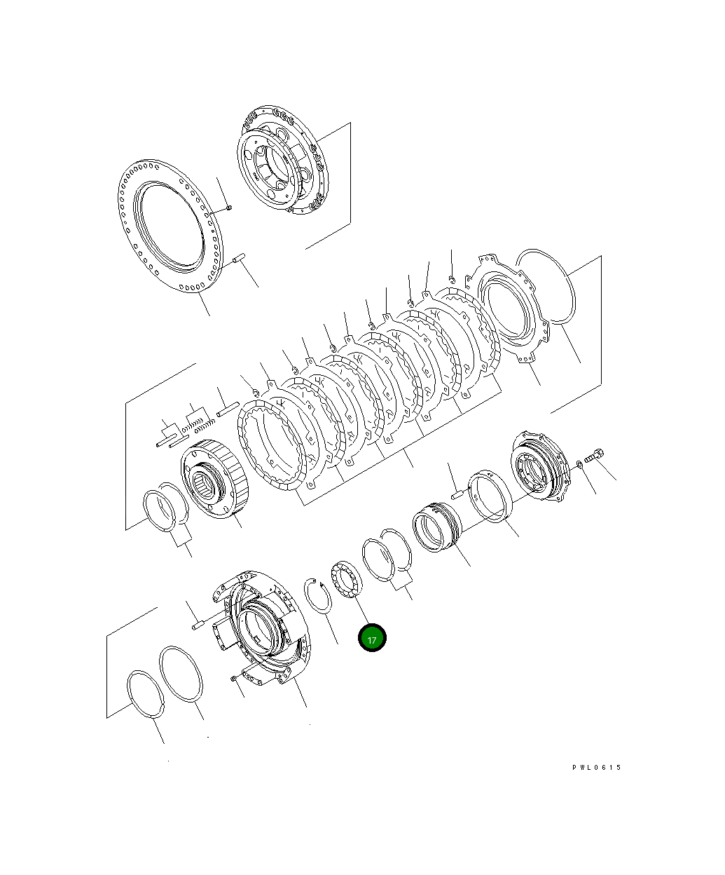Подшипник 175-13-21160 Komatsu