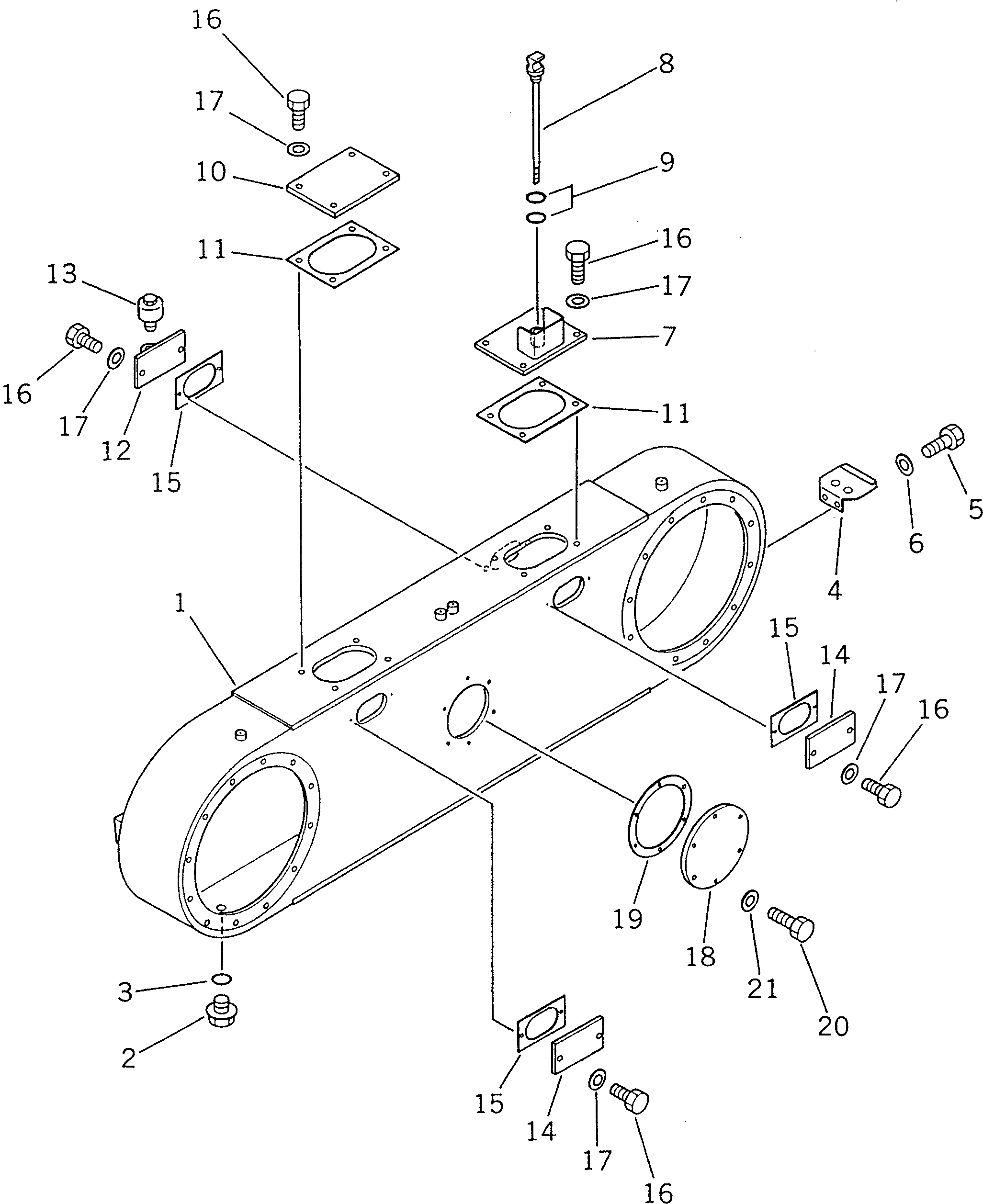 Крышка 235-25-11130 Komatsu