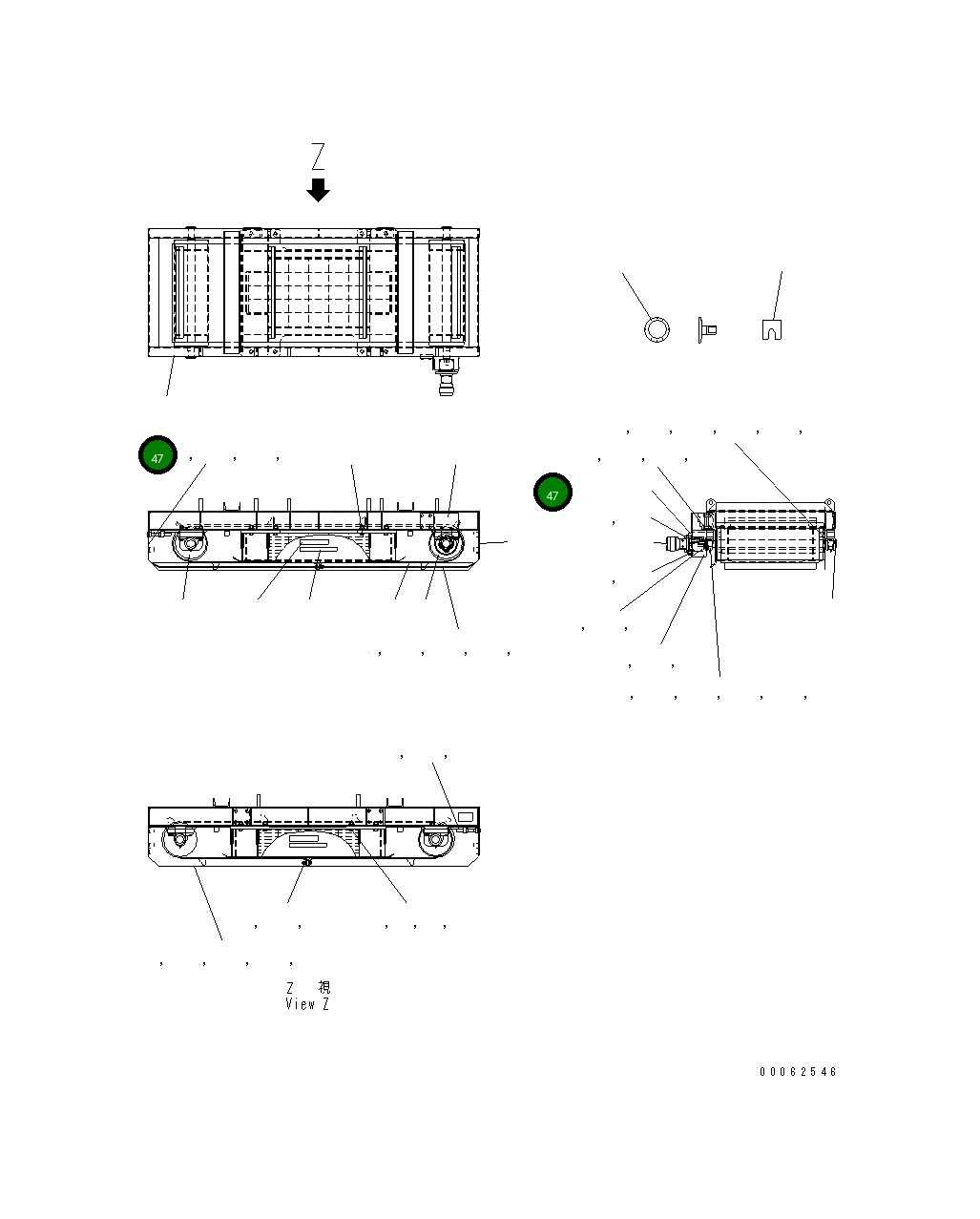Крышка MFQ0000503 Komatsu