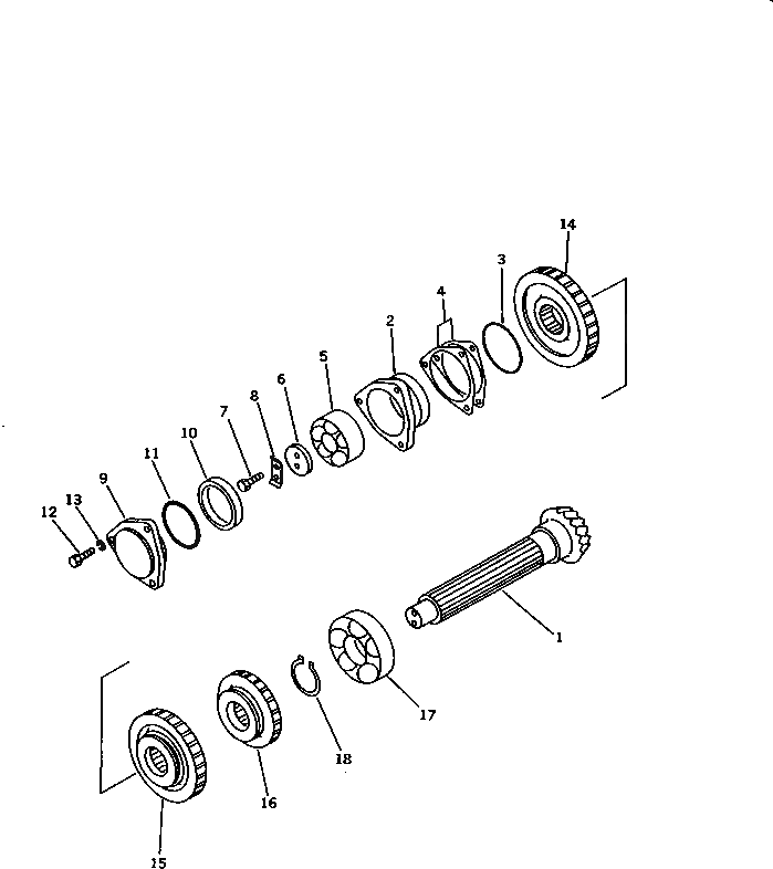 Подшипник 06040-21306 Komatsu