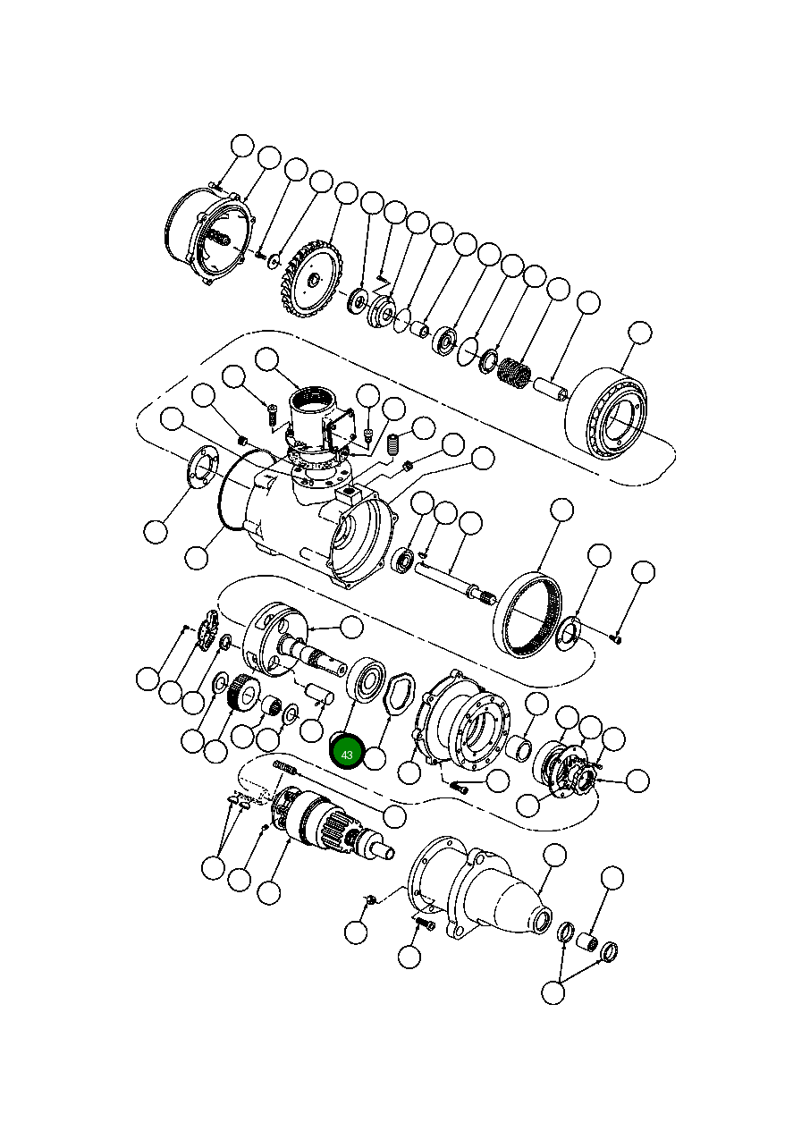 Подшипник VE4875 Komatsu