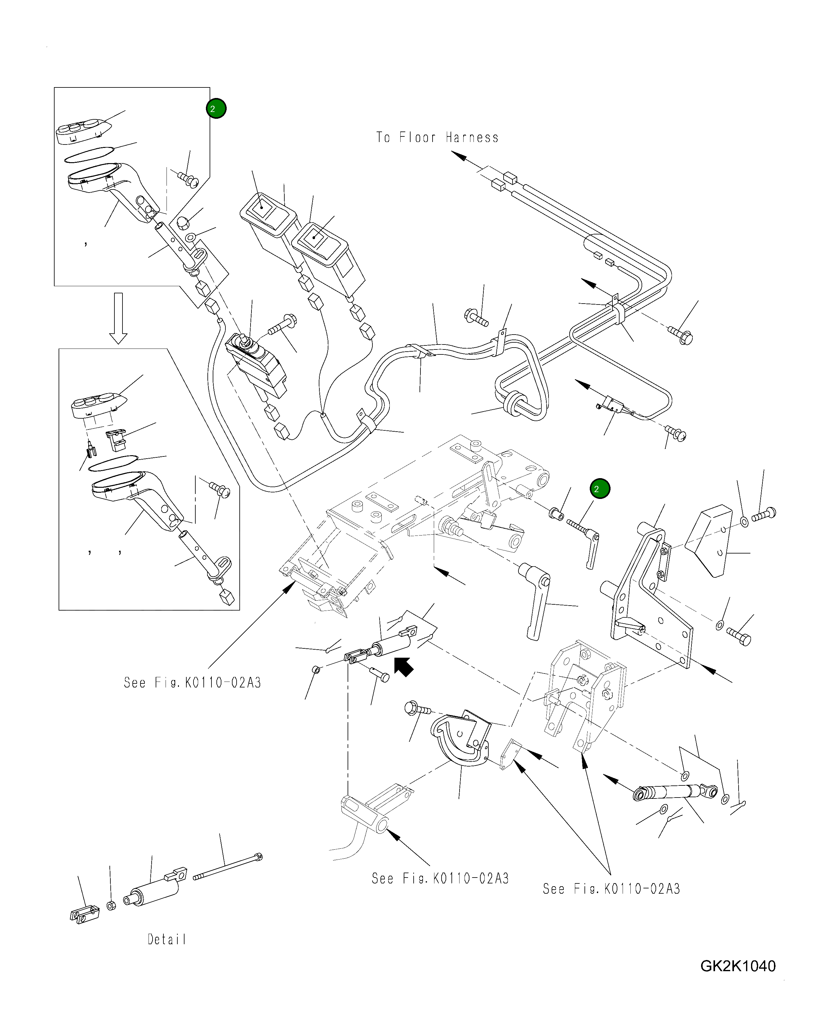 Рычаг 421-S33-3652 Komatsu