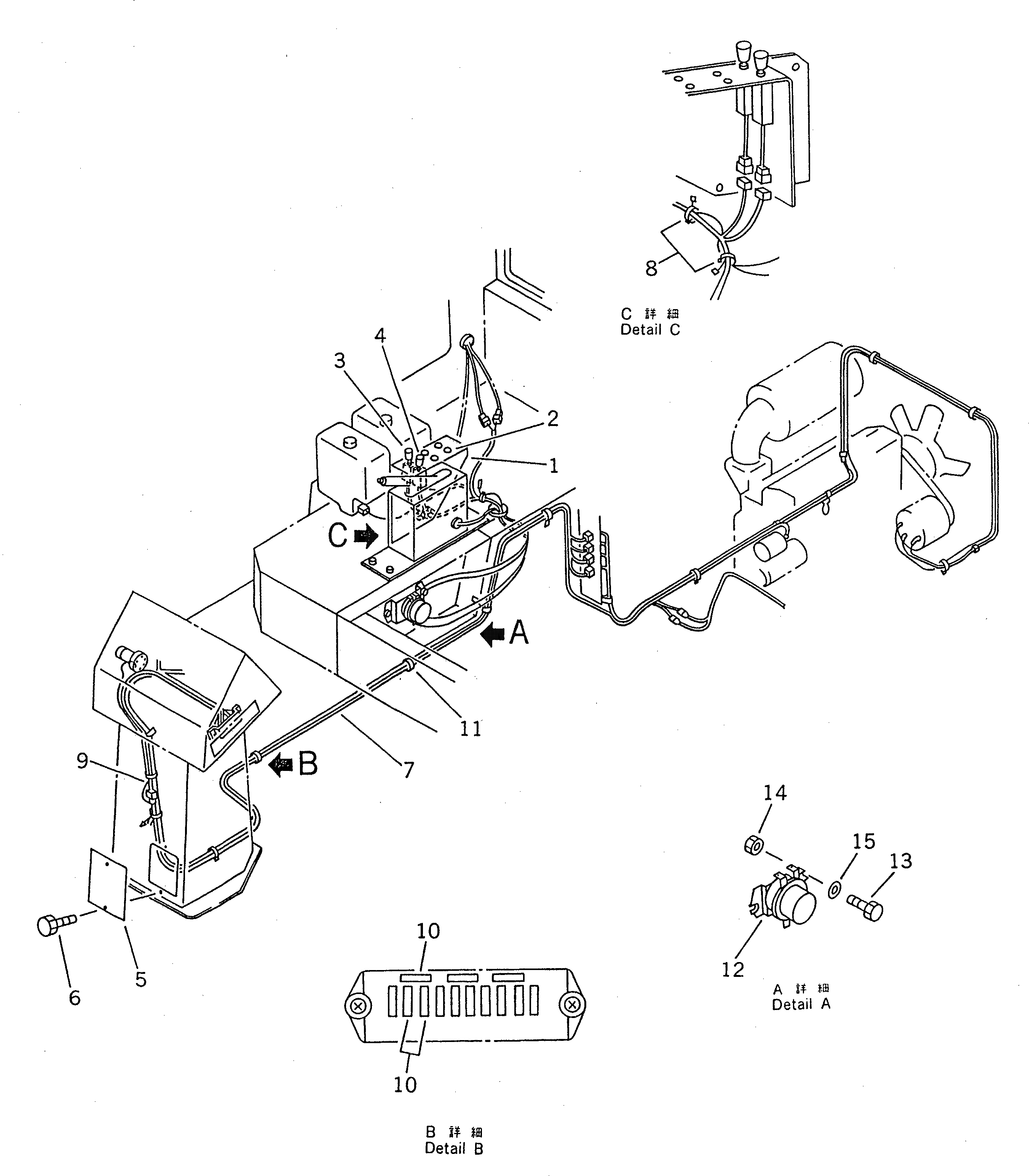 Крышка 415-54-12720 Komatsu