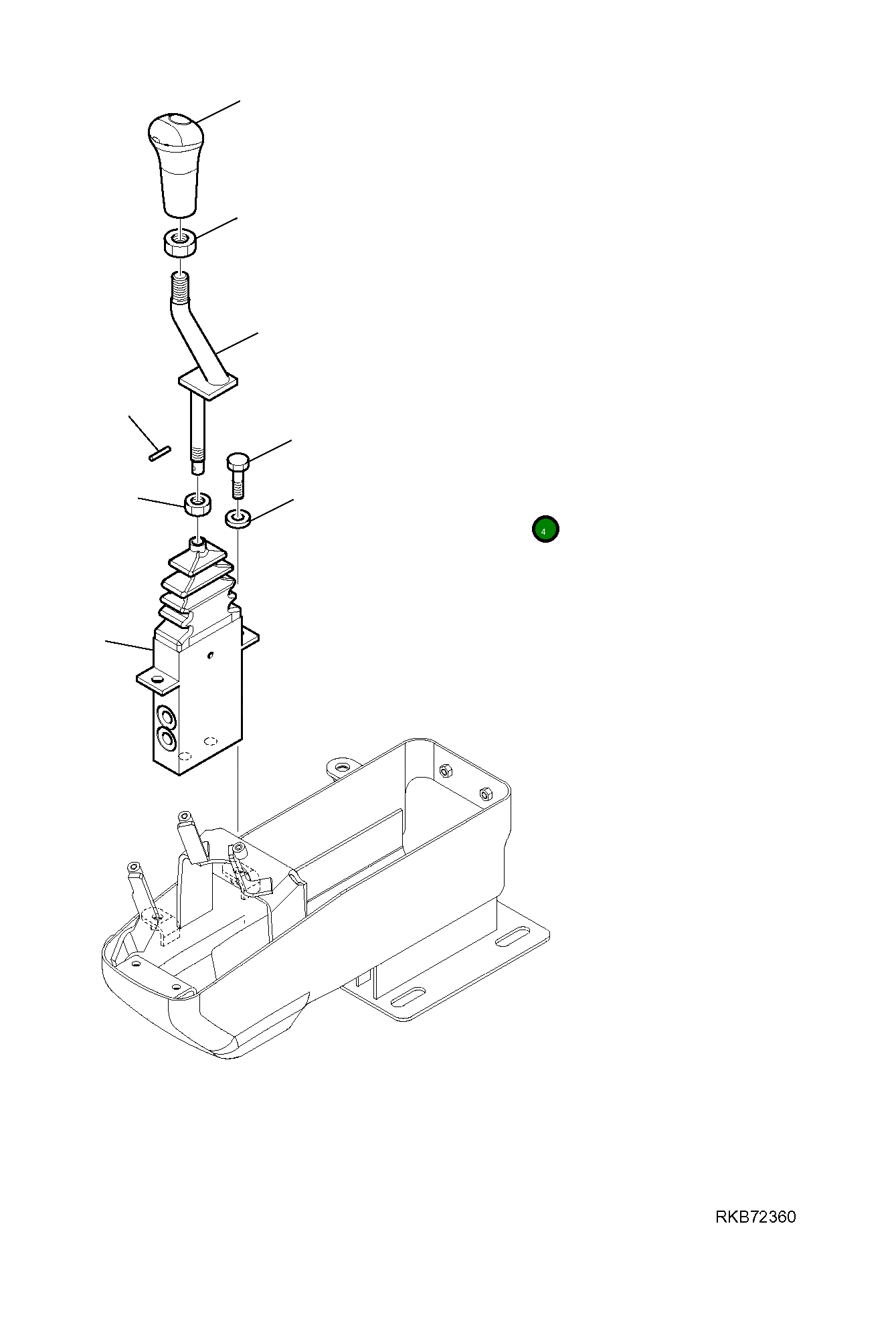 Рычаг 2A1-43-11551  Komatsu
