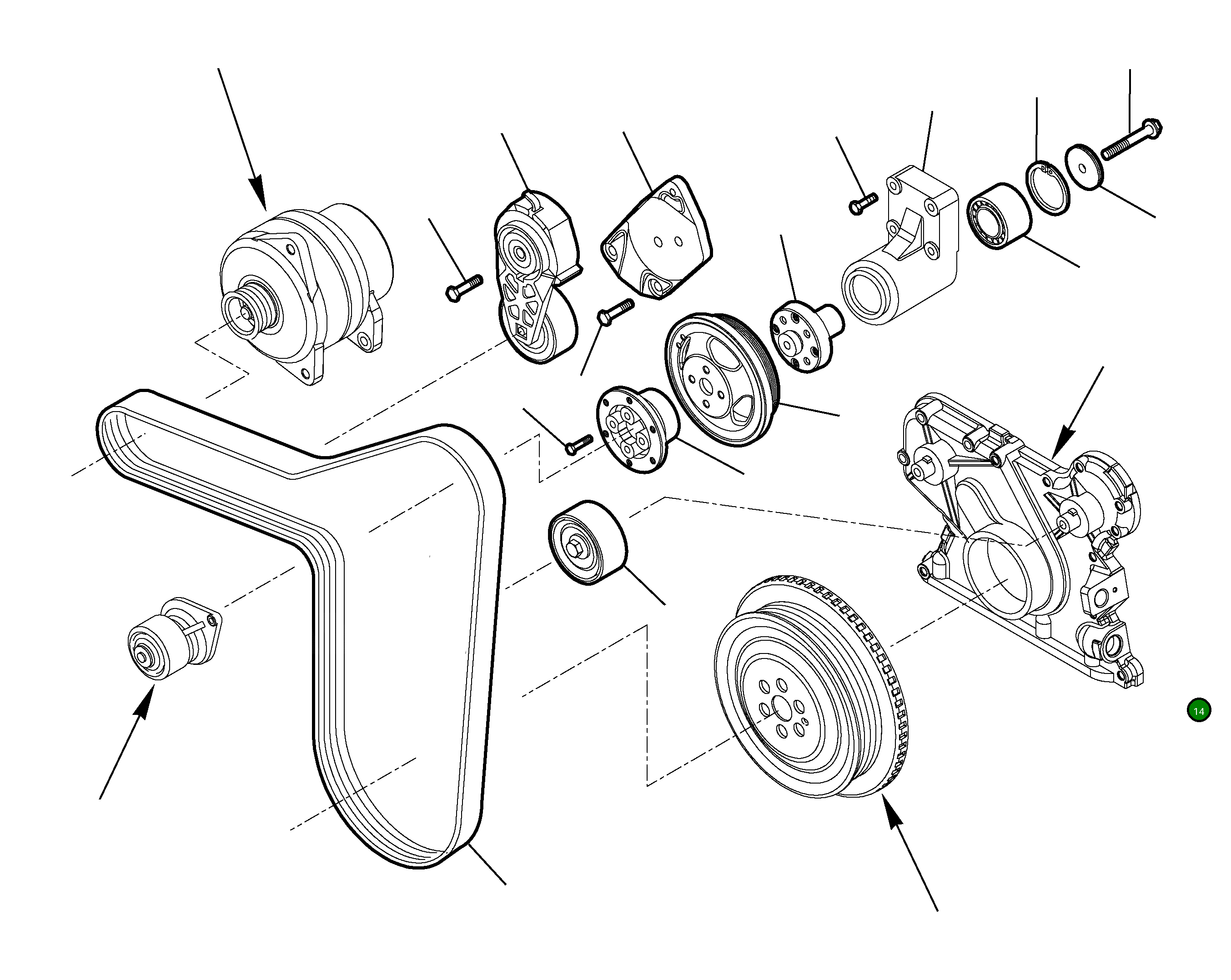 Подшипник EA4892732  Komatsu