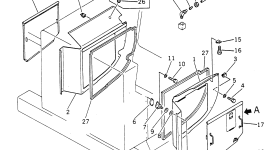 Крышка 566-89-12170 Komatsu